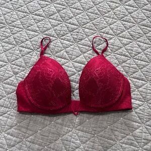 La Perla Red Bra 34B Pre Owned